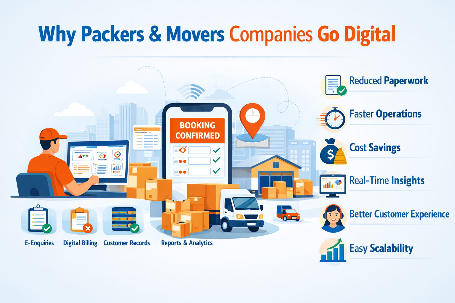 Why Packers and Movers Companies are Going Digital