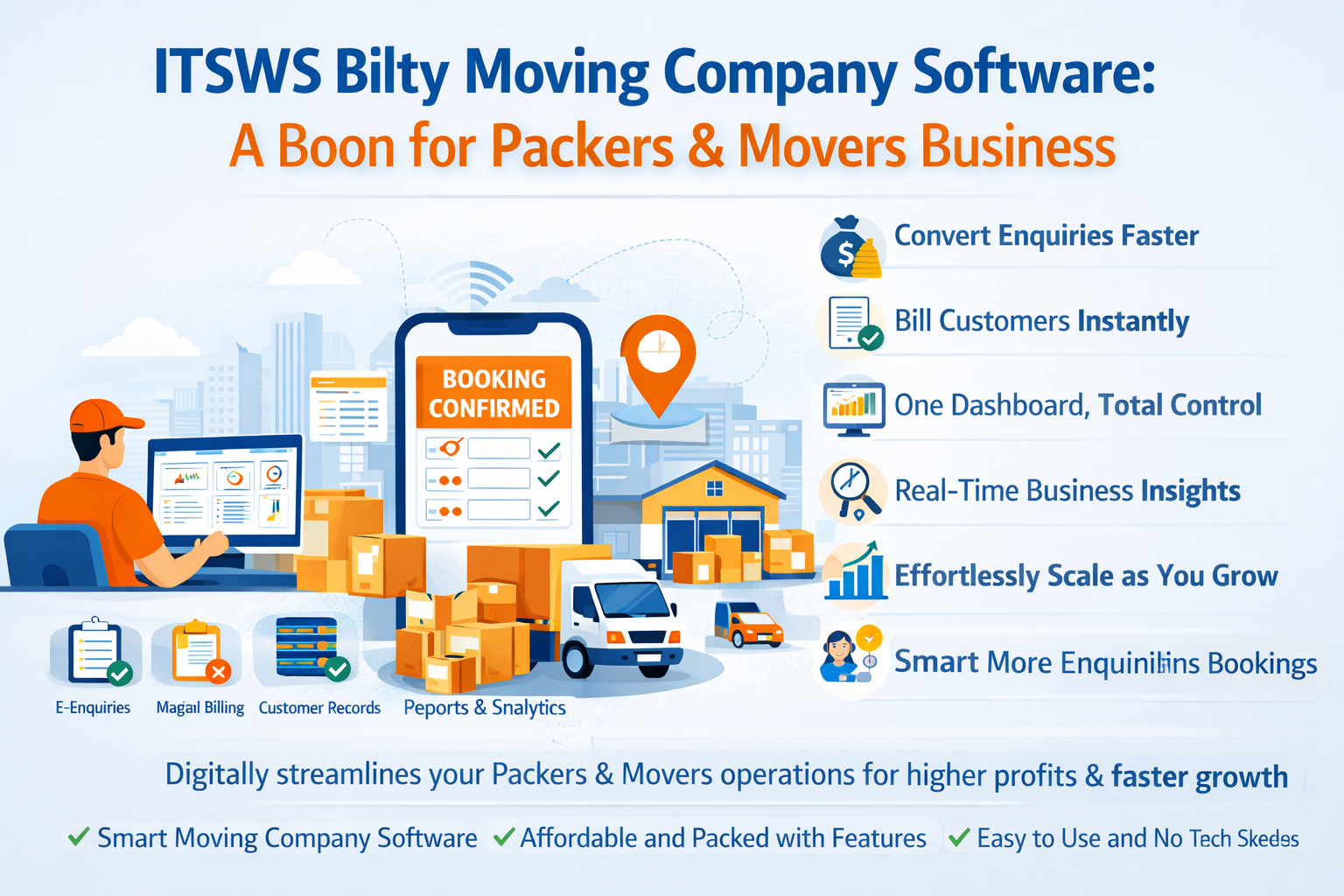 ITSWSBilty Moving Company Software a Boon for Packers and Movers Business
